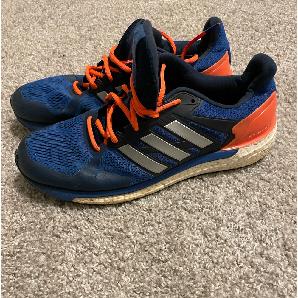 Adidas Supernova Men Size: 11.5 Blue & Orange Good PreLoved Condition…$50.00 OBO